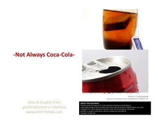 -Not Always Coca-Cola-




      Data & Insights from      ABOUT THIS DOCUMENT
                                This docume...