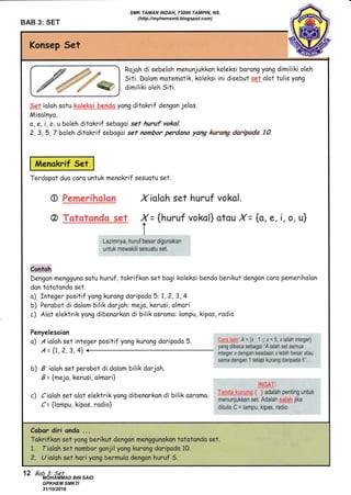 Nota matematik tingkatan 4
