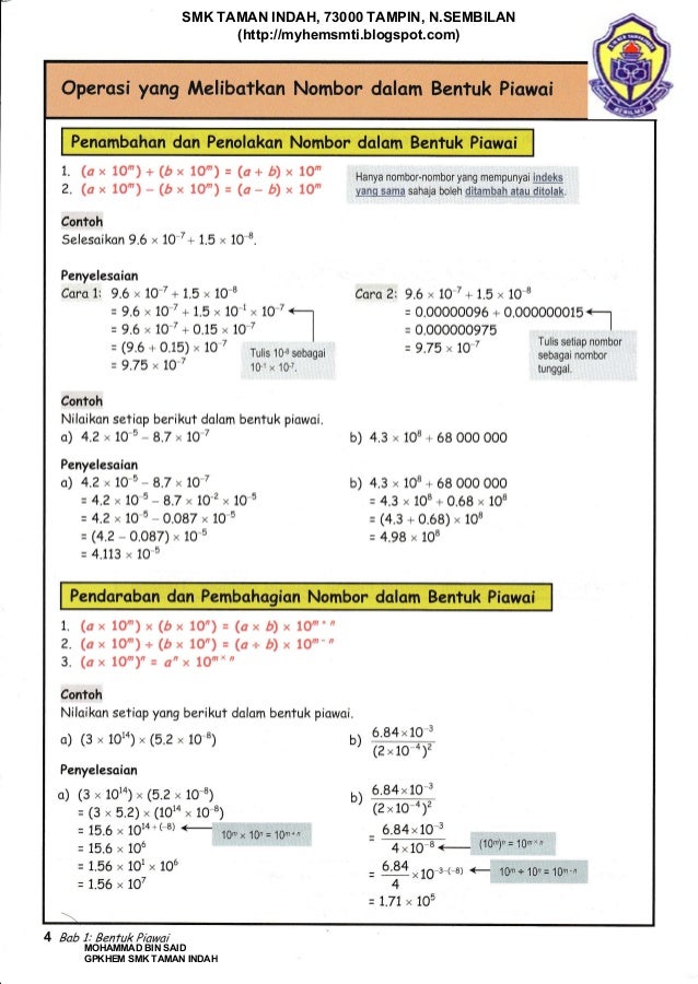 Latihan Matematik Tingkatan 4 Bab 2 Soalan Matematik Tingkatan 1 Bab 4