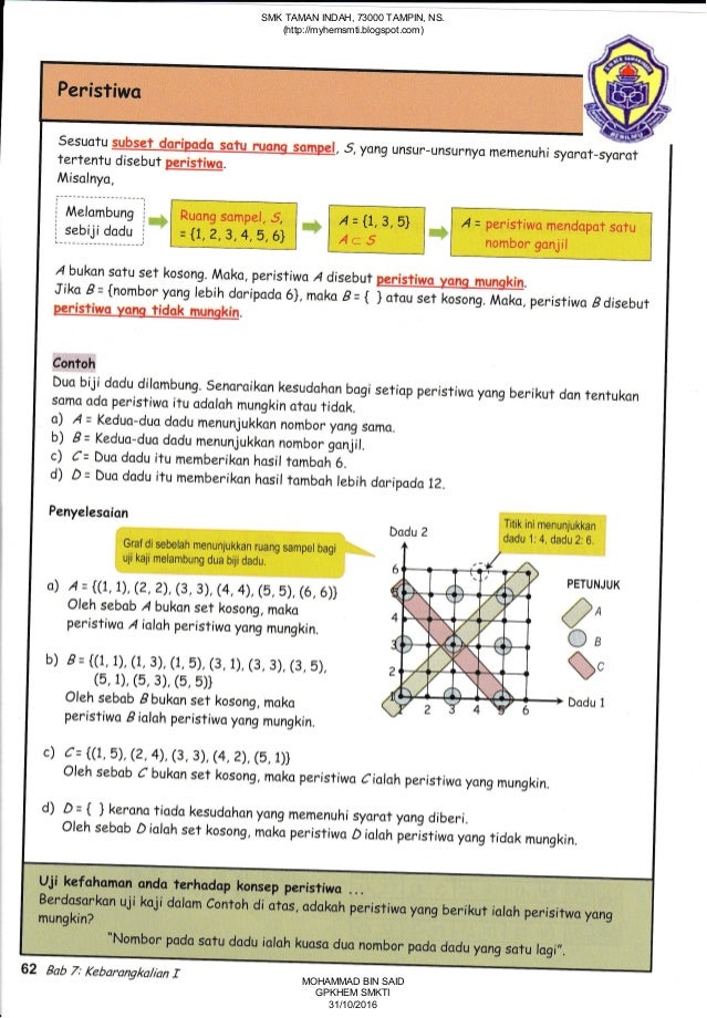 Matematik Tingkatan 2 Bab 1 Latihan Dan Jawapan - Kuantan Anirasota