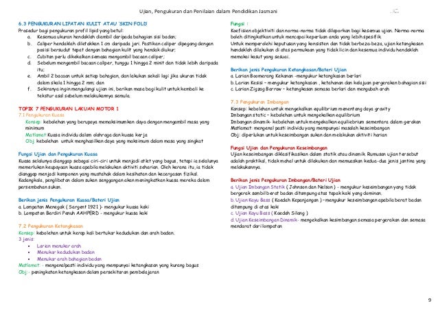 Nota oum pengukuran & penilain pj