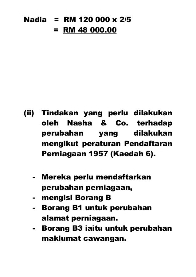 Nota Pemilikan Perniagaan