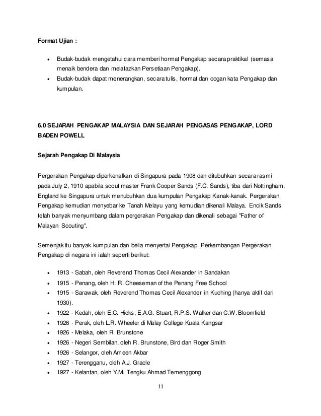 Nota pengakap