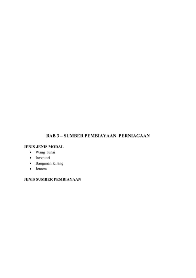 Nota Perniagaan Tingkatan 5 Pdf