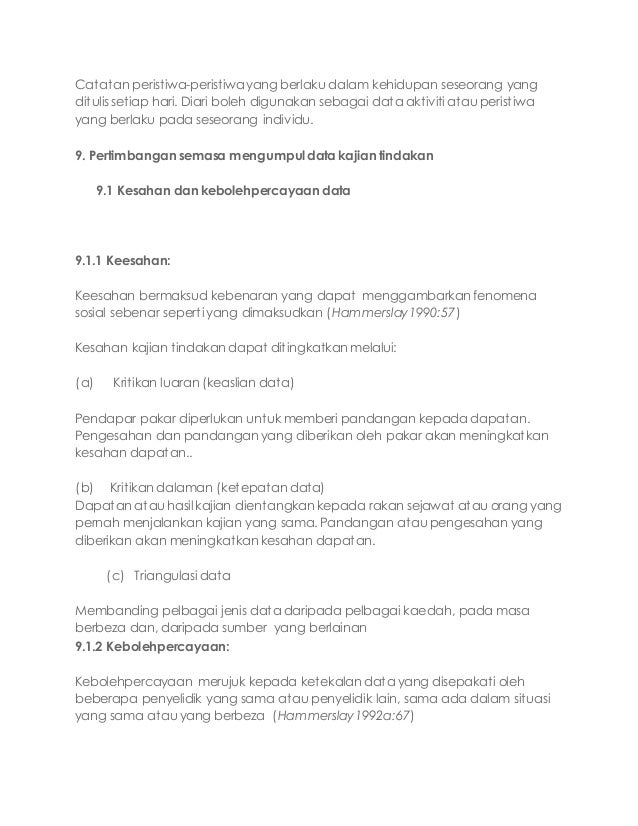 Nota Ringkas Kajian Tindakan