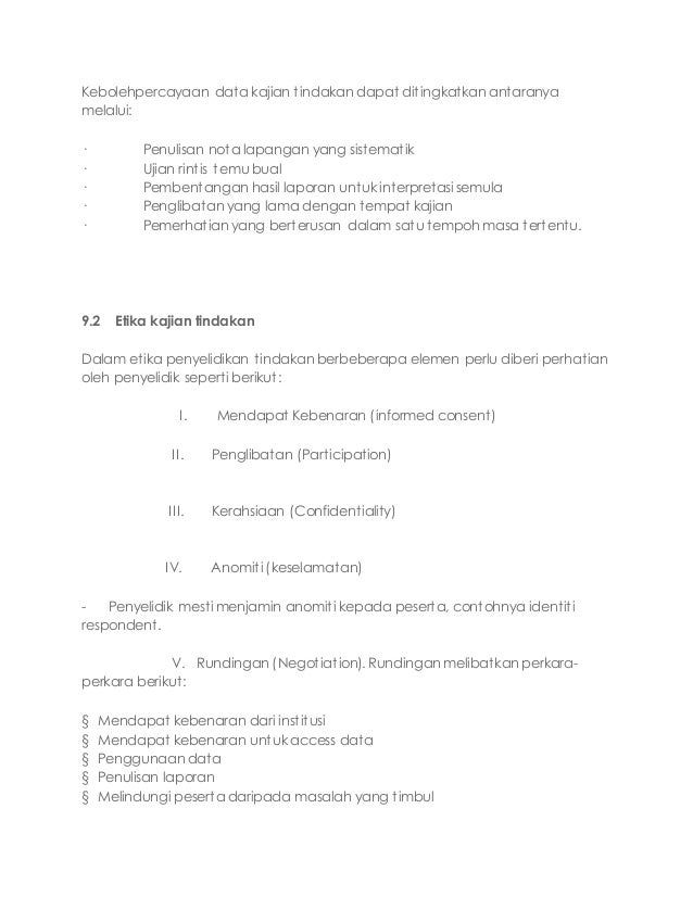 Nota Ringkas Kajian Tindakan