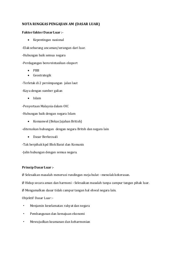 Pa Nota Ringkas Penggal 3
