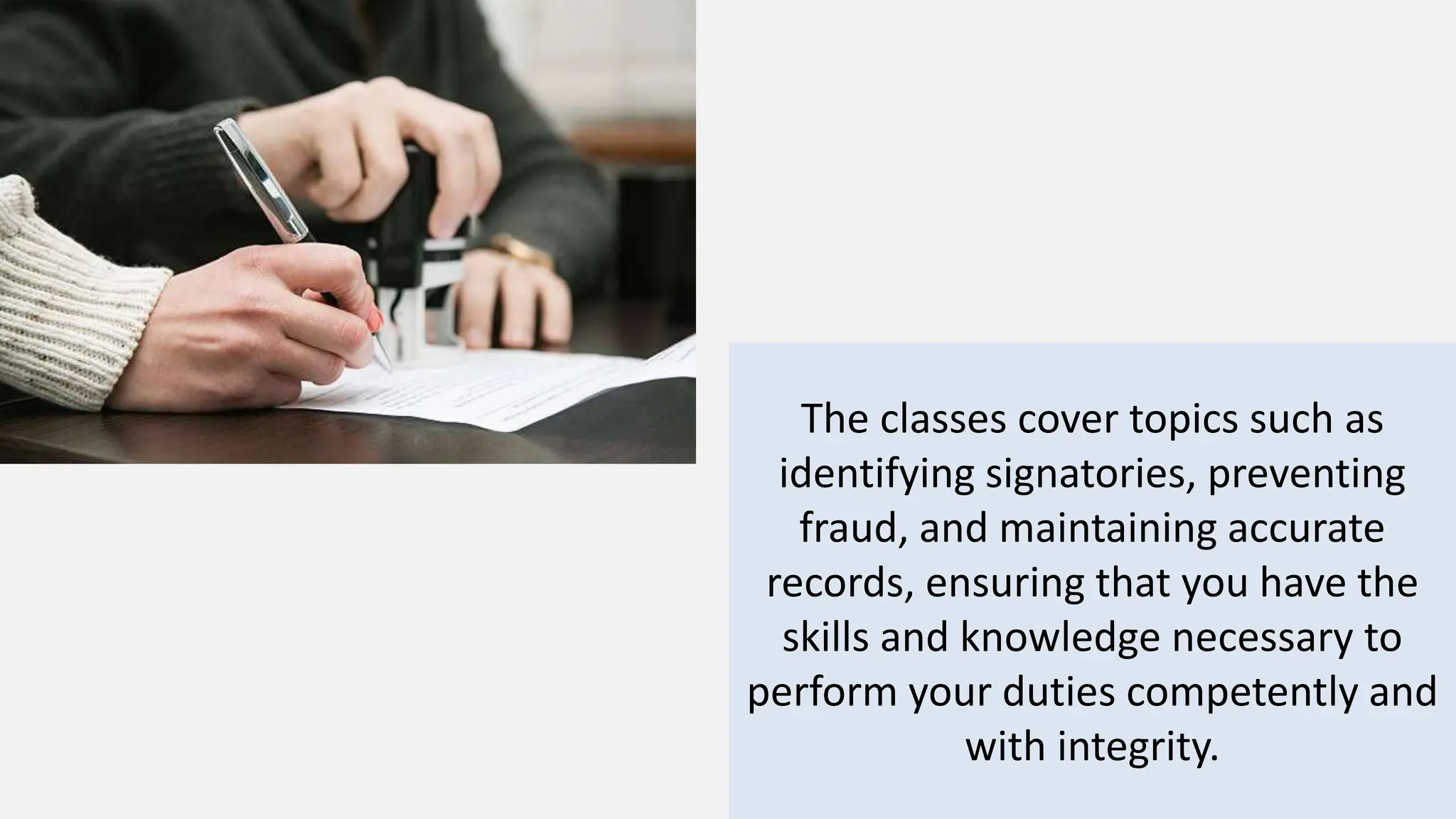 Notary public classes in westchester county pptx