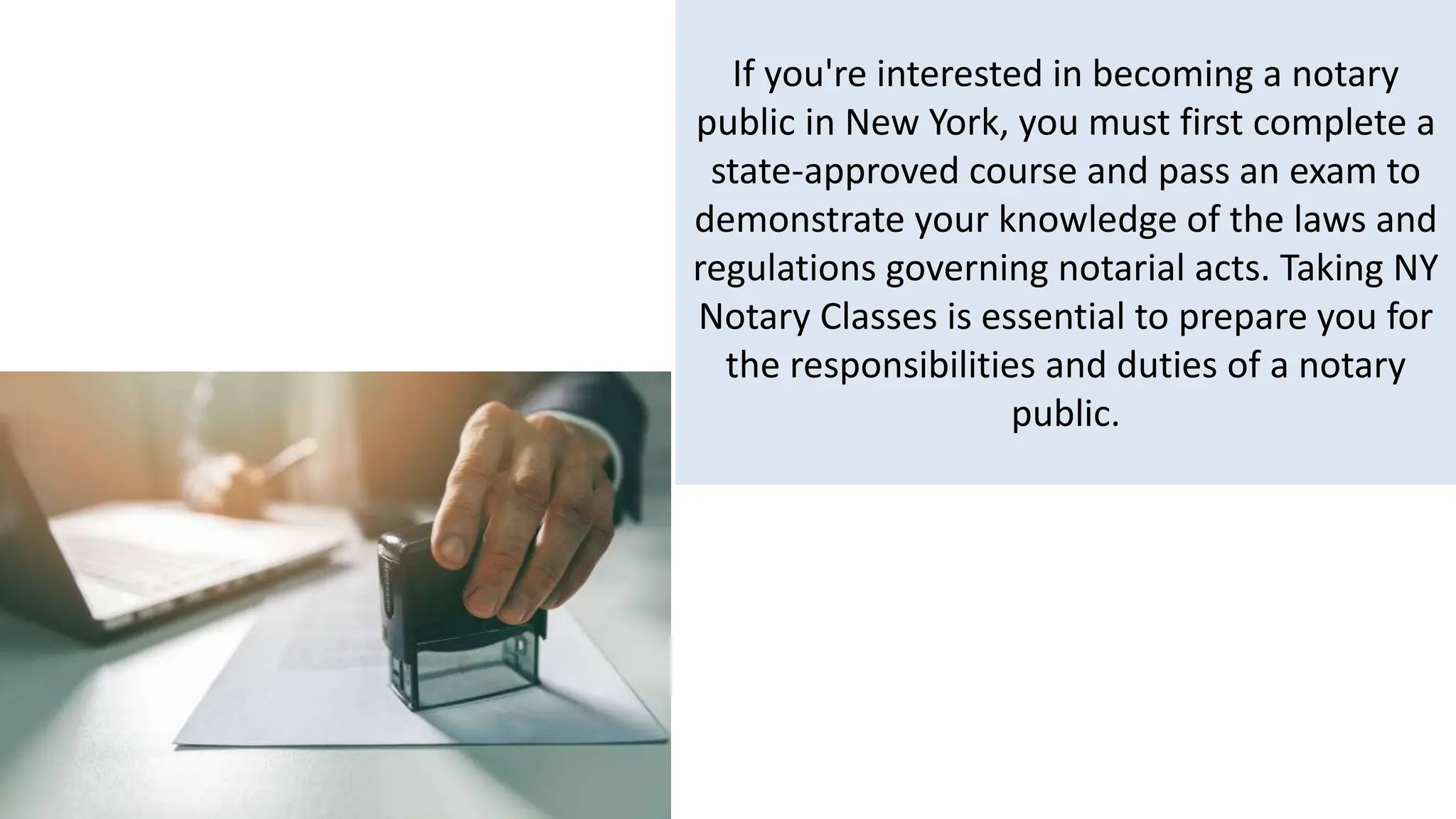 Notary public classes in westchester county pptx