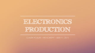 WEEK4- ELECTRONICS PRODUCTION NOTE PAD -FAB ACADEMY 2015