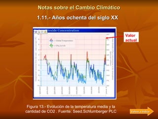 Notas sobre el Cambio Climático Este fue un descubrimiento muy importante, ya que por primera vez los científicos supieron...