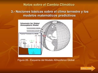 Notas sobre el Cambio Climático 3.- Nociones básicas sobre el clima terrestre y los modelos matemáticos predictivos   Con ...