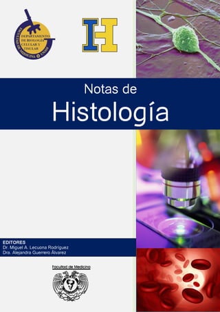 1
Notas de
Histología
EDITORES
Dr. Miguel A. Lecuona Rodríguez
Dra. Alejandra Guerrero Álvarez
 