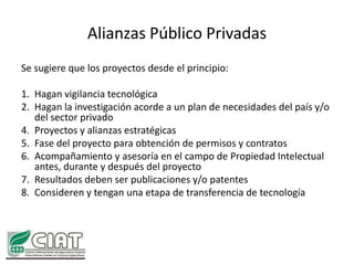 Pricipales conclusiones espacio abierto