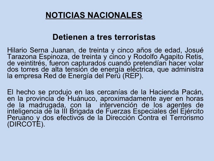Notas Informativas Para Tic