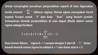 
𝑘=1
5
2𝑘 − 1
 