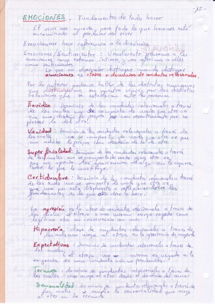 Seminario Con Humberto Maturana En Bilbao Notas Junio 04