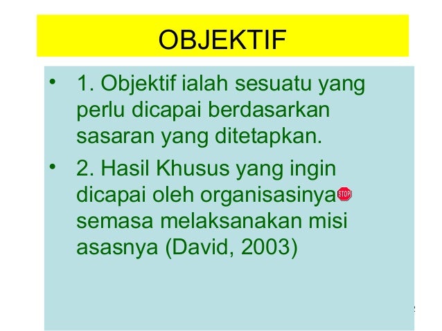 Nota slide pengurusan strategik