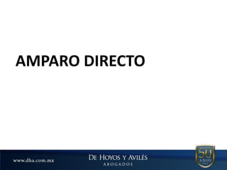AMPARO DIRECTO
 