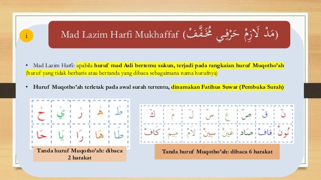 Nota Tajwid Al Quran Lengkap