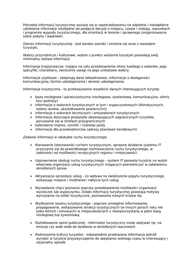 notatek-pl-informacja-turystyczna-zagadnienia-ogolne.pdf | Travel