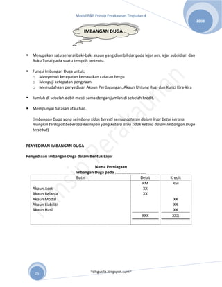 Nota tingkatan 4 prinsip akaun