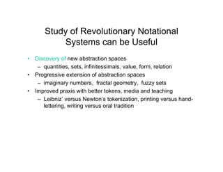 Notational systems and abstractions | PDF