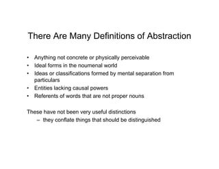 Distinguished Things. Examples Notational systems and abstractions | PDF