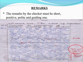 Note Books Checking procedure | PPT