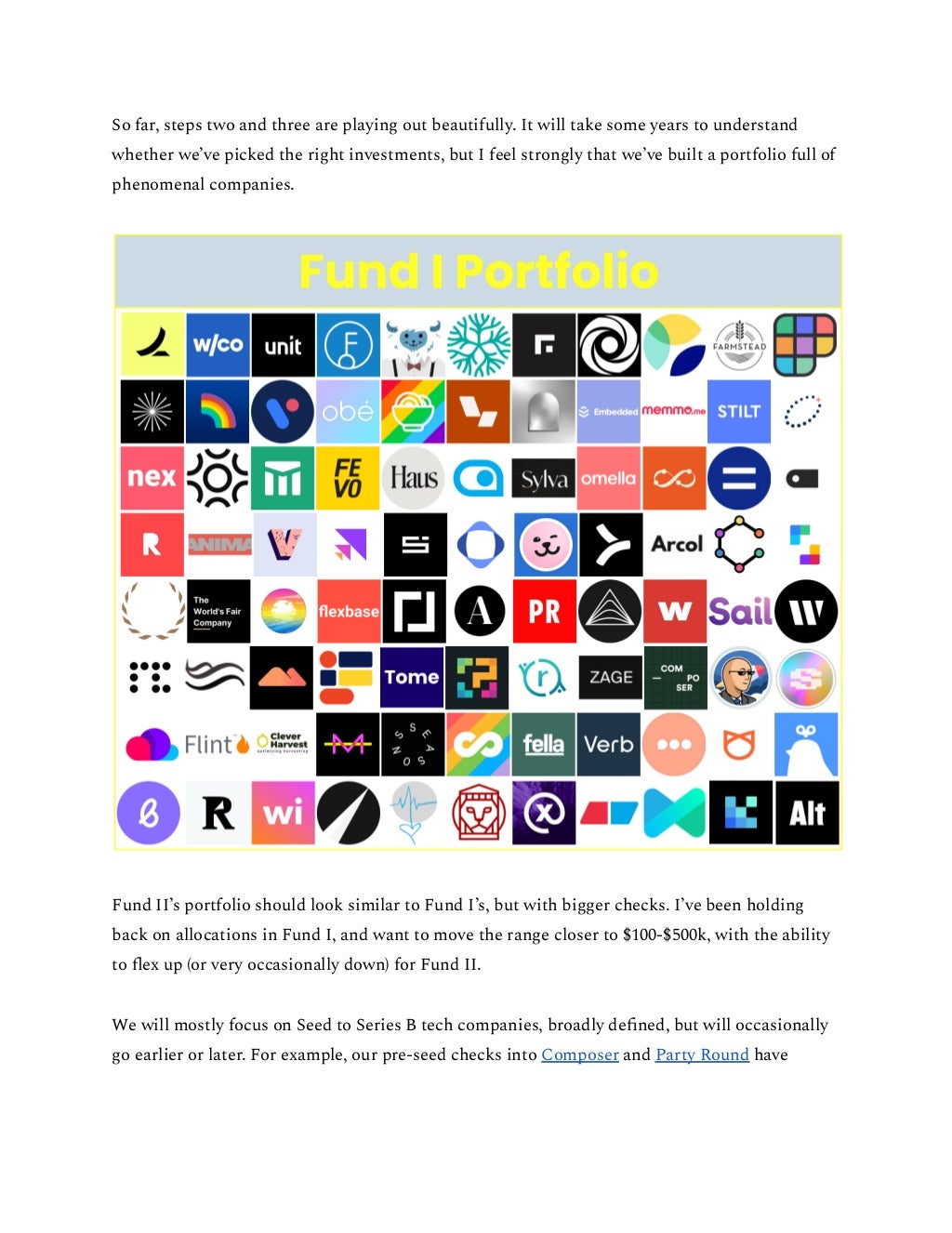 Not Boring Capital - Fund II Memo - VC Pitch Deck Examples | PDF