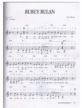 Not Angka Bubuy Bulan Not bubuy bulan