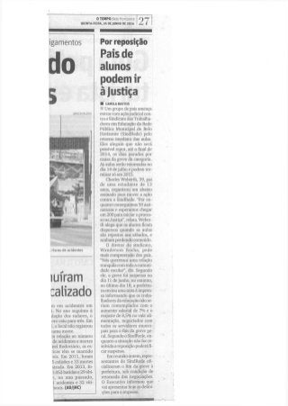 Notícia Jornal OTempo (26/06/2014)