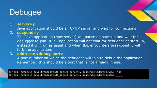 Note - Java Remote Debug | PPT