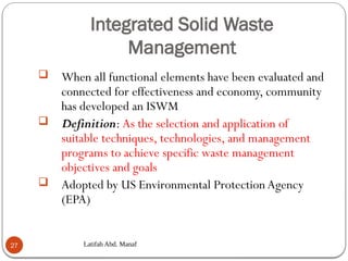 Comprehensive Overview of Solid Waste Management and Challenges | PPTX