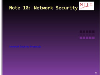 Network Security Protocols 