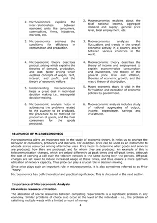 Note 1 introduction to microeconomics | DOC