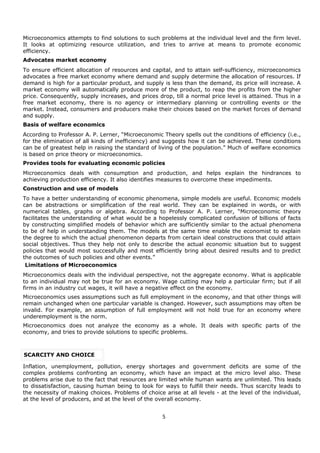 Note 1 introduction to microeconomics | DOC