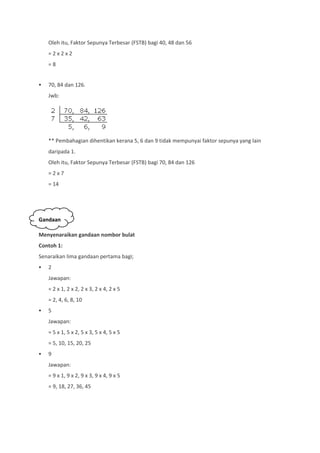 Matematik Tingkatan 1 Nota 1