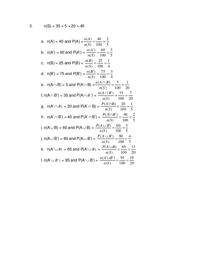 Note 1 Probability