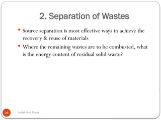 Storage Separation Comprehensive Waste Handling, Separation, Storage, and Processing at ...