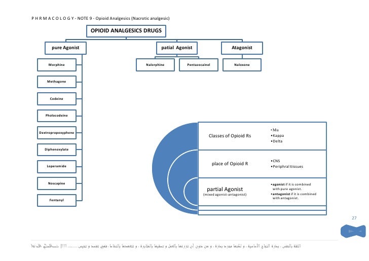 Pharmacology .. Opioid Analgesics (Nacrotic analgesic)