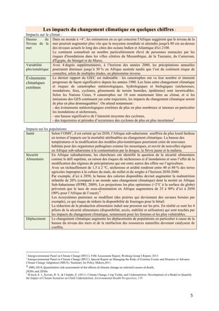 5
Pas tous égaux face aux impacts du changement climatique
Les populations les plus pauvres sont les plus
vulnérables aux impacts du changement
climatique.
Les inégalités sont un vecteur supplémentaire
de vulnérabilité. Il est donc important d’avoir
une analyse différenciée. Les populations
dépendantes des ressources naturelles pour
assurer leurs moyens d’existence sont
principalement impactées. La raréfaction ou
détérioration d’une ressource causée par le
changement climatique peut avoir un impact
direct sur leurs capacités à subvenir à leurs
besoins et à ceux de leurs familles. L’accès à
l’information climatique, aux prix du marché,
ou à l’éducation influe aussi sur les capacités
d’adaptation et/ou la vulnérabilité des
individus. Ces personnes ont ainsi un panel de
solutions moindres par rapport à des
populations qui reposent sur des moyens
d’existence très diversifiés.
Aussi, pour les femmes et les filles vivant en
situation de pauvreté ou appartenant à des
groupes vulnérables, les inégalités entre les
sexes contribuent à aggraver la menace que
représente le changement climatique. En effet,
on observe dans certains pays un accès
restreint des femmes à l’information
climatique, au marché, aux ressources… Si les
femmes produisent 60 à 80 % des ressources
alimentaires issues de petites exploitations
agricoles, elles ne détiennent que 10 à 20 %
des titres de propriété foncière dans les pays en
développement. En Afrique, par exemple, les
femmes contribuent à 80% de la production de
la nourriture, alors que seulement 2% d’entre
elles ont un accès à la terre 5
. D’après la
Banque Mondiale, la moitié des femmes dans
le monde ont accès à une source de revenus,
comparé à 80% des hommes6
.
Mais l’analyse différenciée ne doit pas se
limiter aux différences hommes / femmes mais
aussi aux différences en fonction de l’âge, de
la catégorie sociale, de l’appartenance ethnique
qui peuvent aussi déterminer un niveau de
vulnérabilité et de capacité particulier.
5
Recherche sur le genre et les changements climatiques dans
l’agriculture et la sécurité alimentaire pour le développement
rural, 2ème
édition, FAO, CCAFS, 2013, 164p
6
Agnes Otzelberger, Tackling the Double Injustice of Climate
Change and Gender Inequality, CARE International 2014, 44p
 