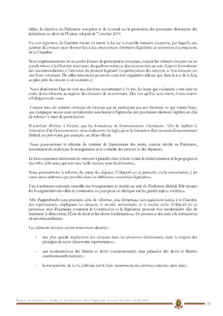 Accord de gouvernement