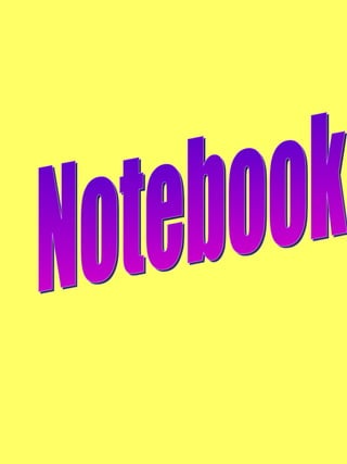 Notebook  