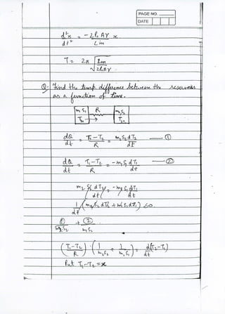 •
,
-r
"'" ~I •••• >1.-
~o 1;.0
cM-- t-T !YI. t
-l- =-
fZ
d.&. 'II - Tz.- ol:T, -@
clt fZ c1.-r
I
 