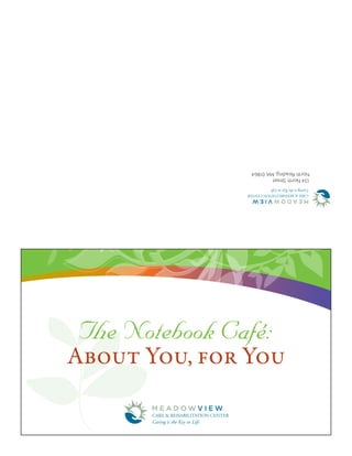 About You, for You
              The Notebook Café:
134 North Street
North Reading, MA 01864
 