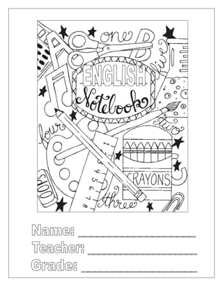 Notebook Cover Coloring Sheet.docx