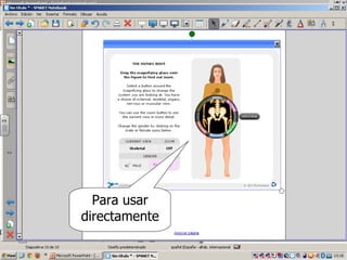 Para usar
directamente
 