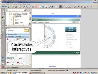 Y actividades
 interactivas
 