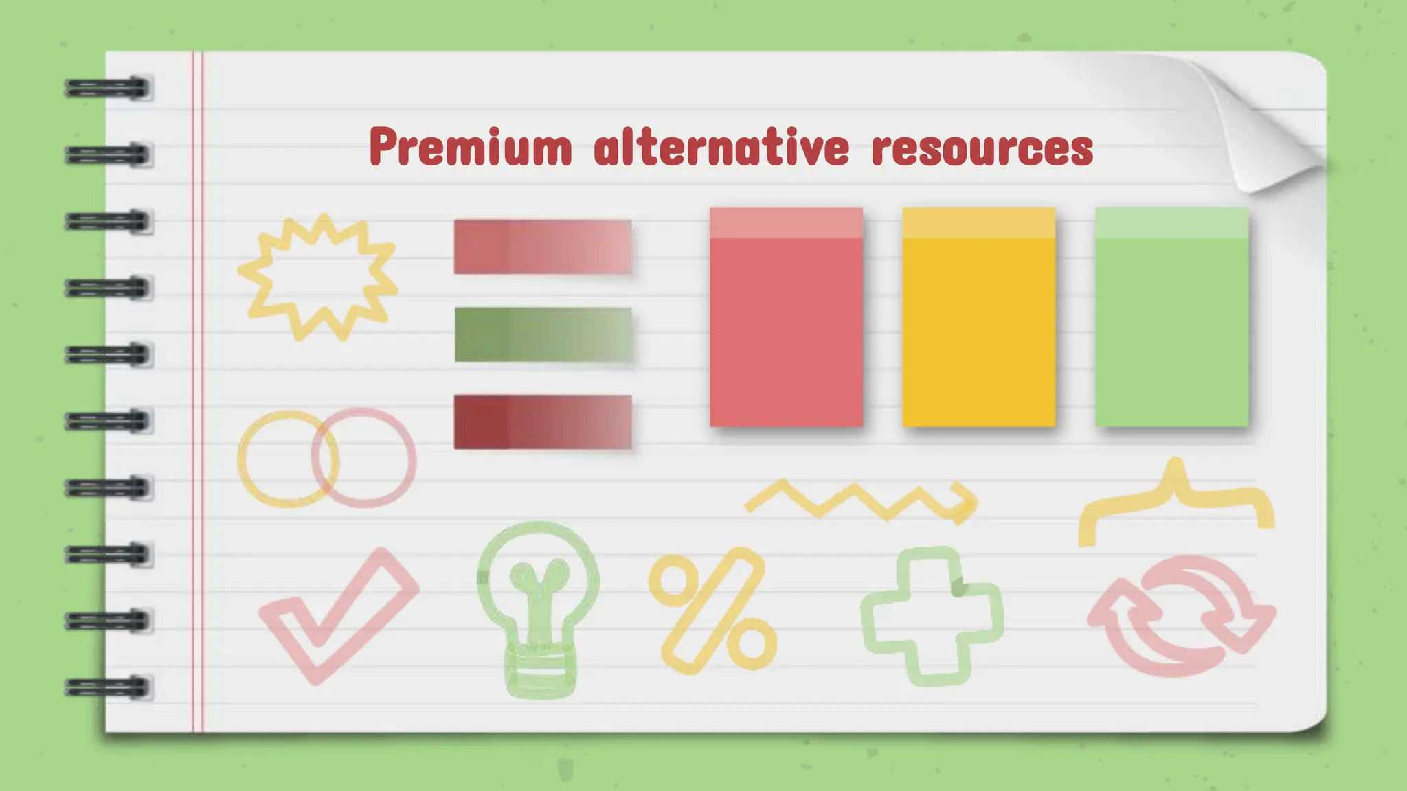 Premium alternative resources
 